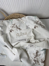 Lade das Bild in den Galerie-Viewer, Babyset Erstlingsset Pique ecru