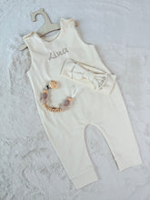 Lade das Bild in den Galerie-Viewer, Baby Set Mokka Musselin Haarband