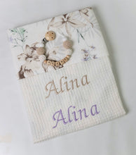 Lade das Bild in den Galerie-Viewer, Babyset Erstlingsset Pique ecru